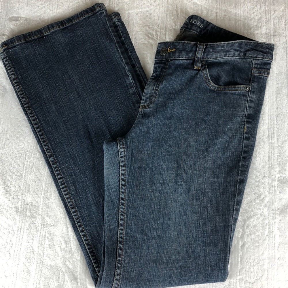 Michael Kors Sz 10 Mid Rise Boot Cut Jeans